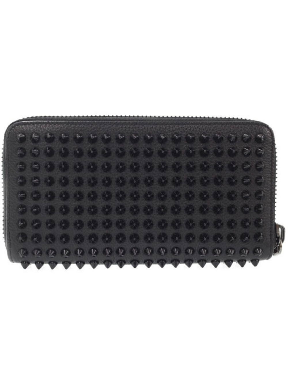 Christian Louboutin Studded Zipper Round Panettone Long Wallet
